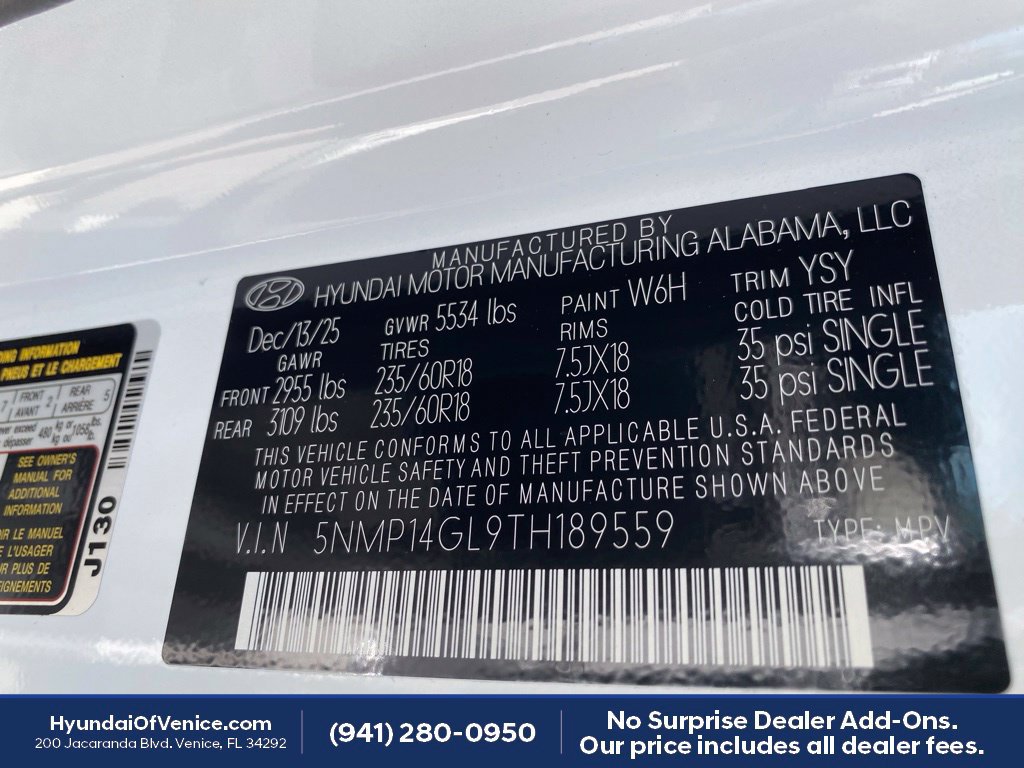 Certified 2026 Hyundai Santa Fe SE FWD image 22