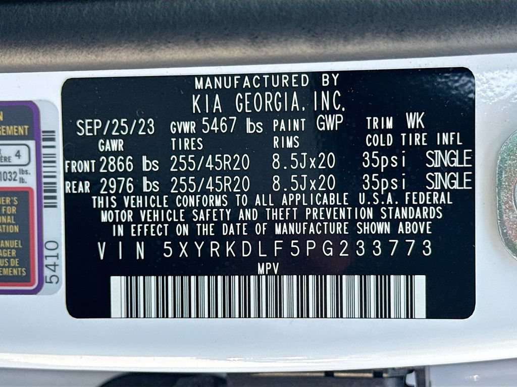 Certified 2023 Kia Sorento SX AWD/4WD image 37
