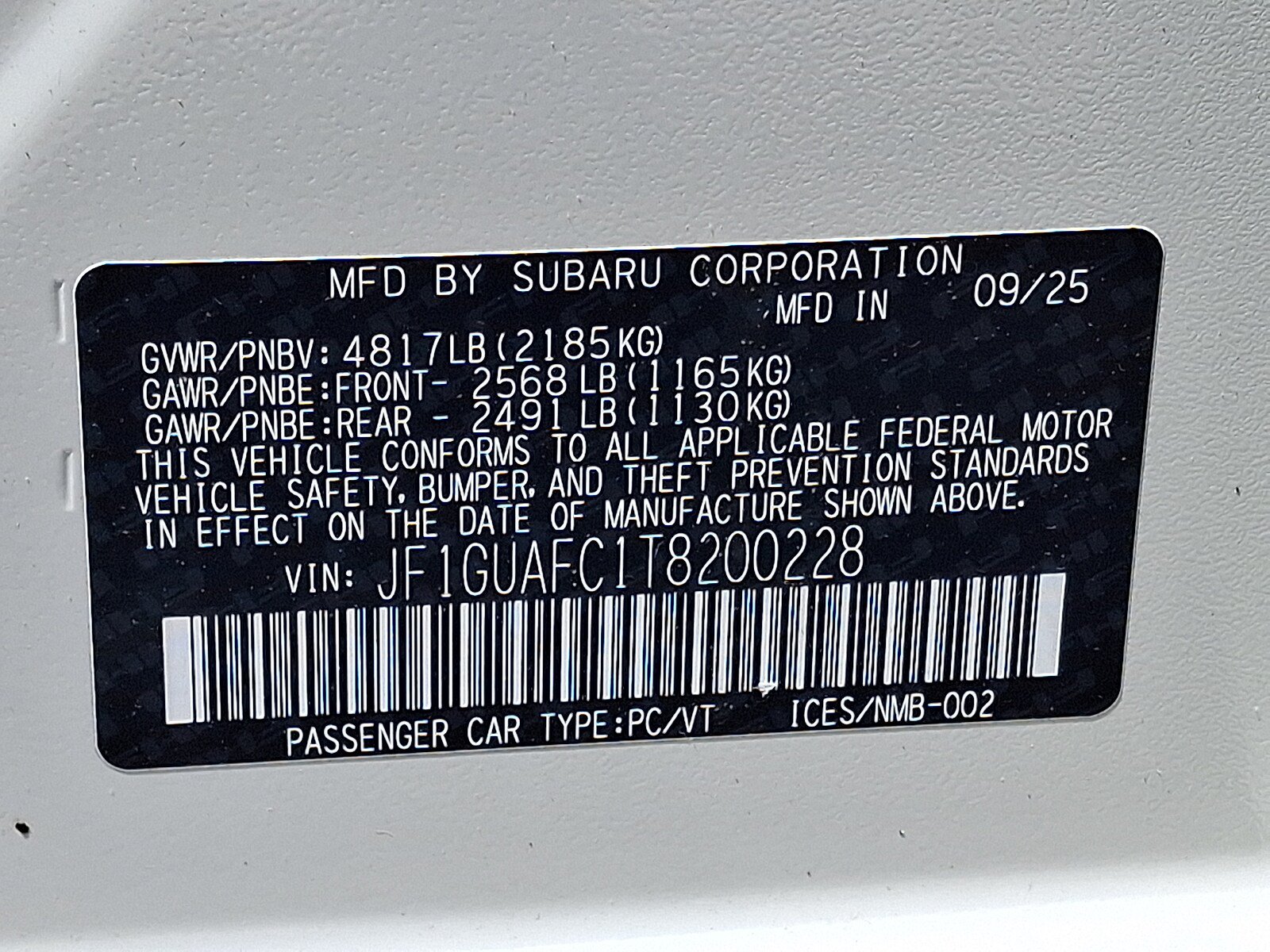 Certified 2026 Subaru Impreza 2.0i Sport AWD/4WD image 24