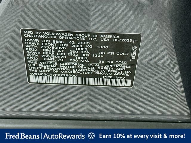 Certified 2023 Volkswagen Atlas Cross Sport SE AWD/4WD image 36