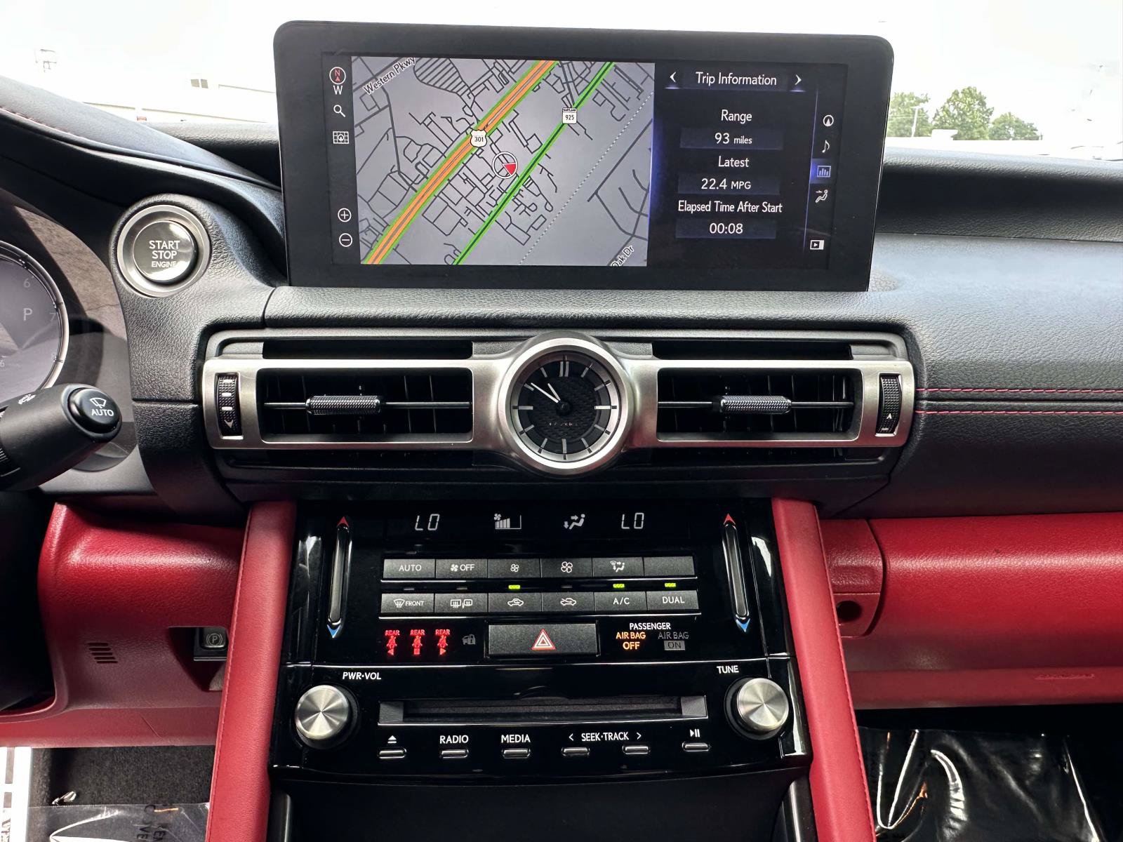 Used 2022 Lexus IS 350 F Sport w/ Navigation Package RWD image 9