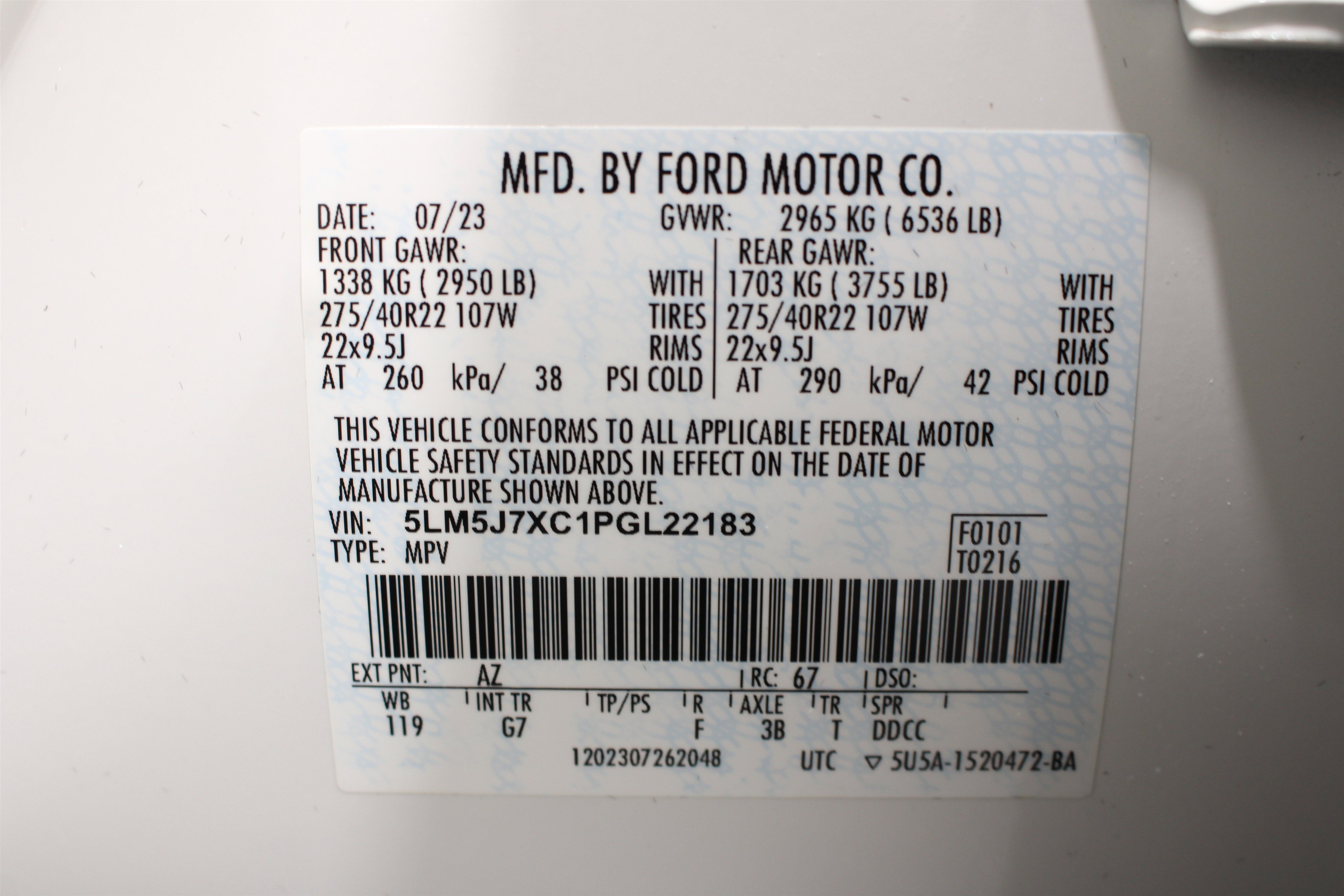 Used 2023 Lincoln Aviator Reserve w/ Equipment Group 201A AWD/4WD image 45