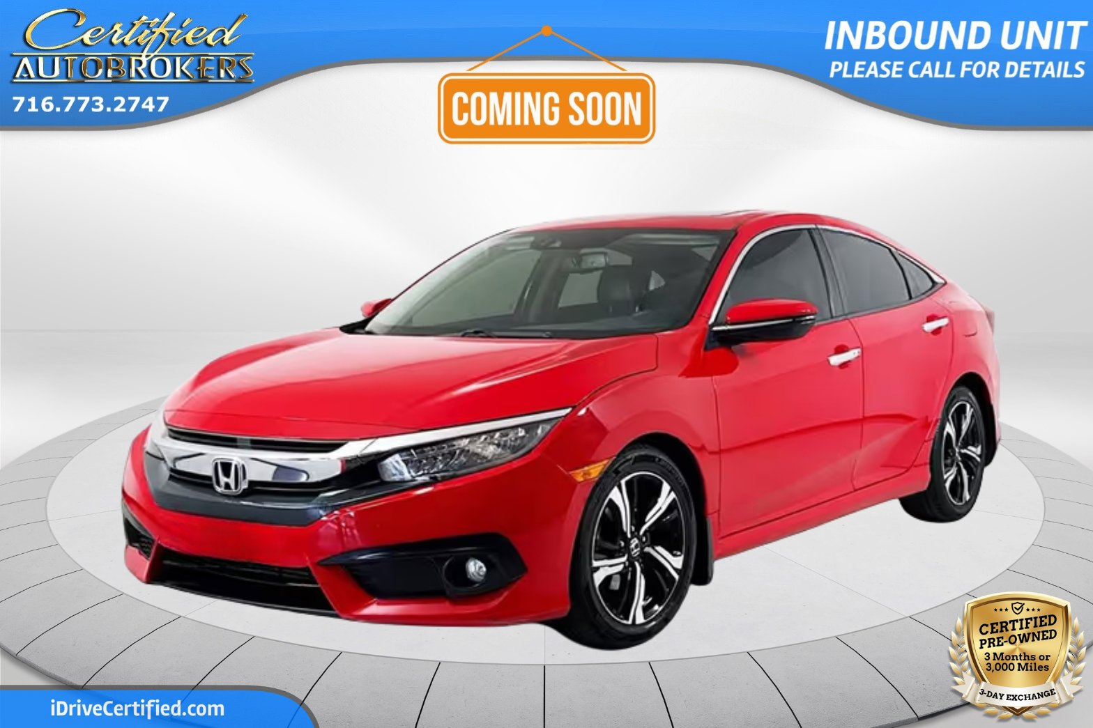 Used 2016 Honda Civic Touring