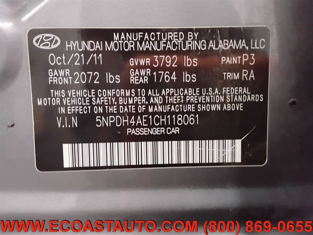 Used 2012 Hyundai Elantra GLS w/ Preferred Pkg 3 FWD image 18