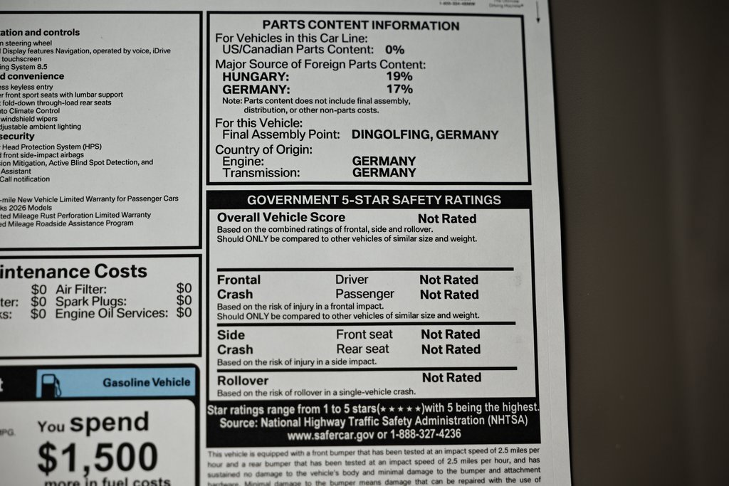 New 2026 BMW 530i w/ M Sport Package image 42