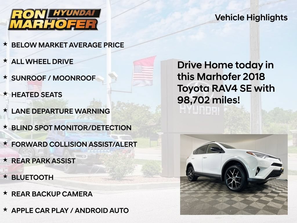 Used 2018 Toyota RAV4 SE w/ Power Extra Value Package AWD/4WD image 15