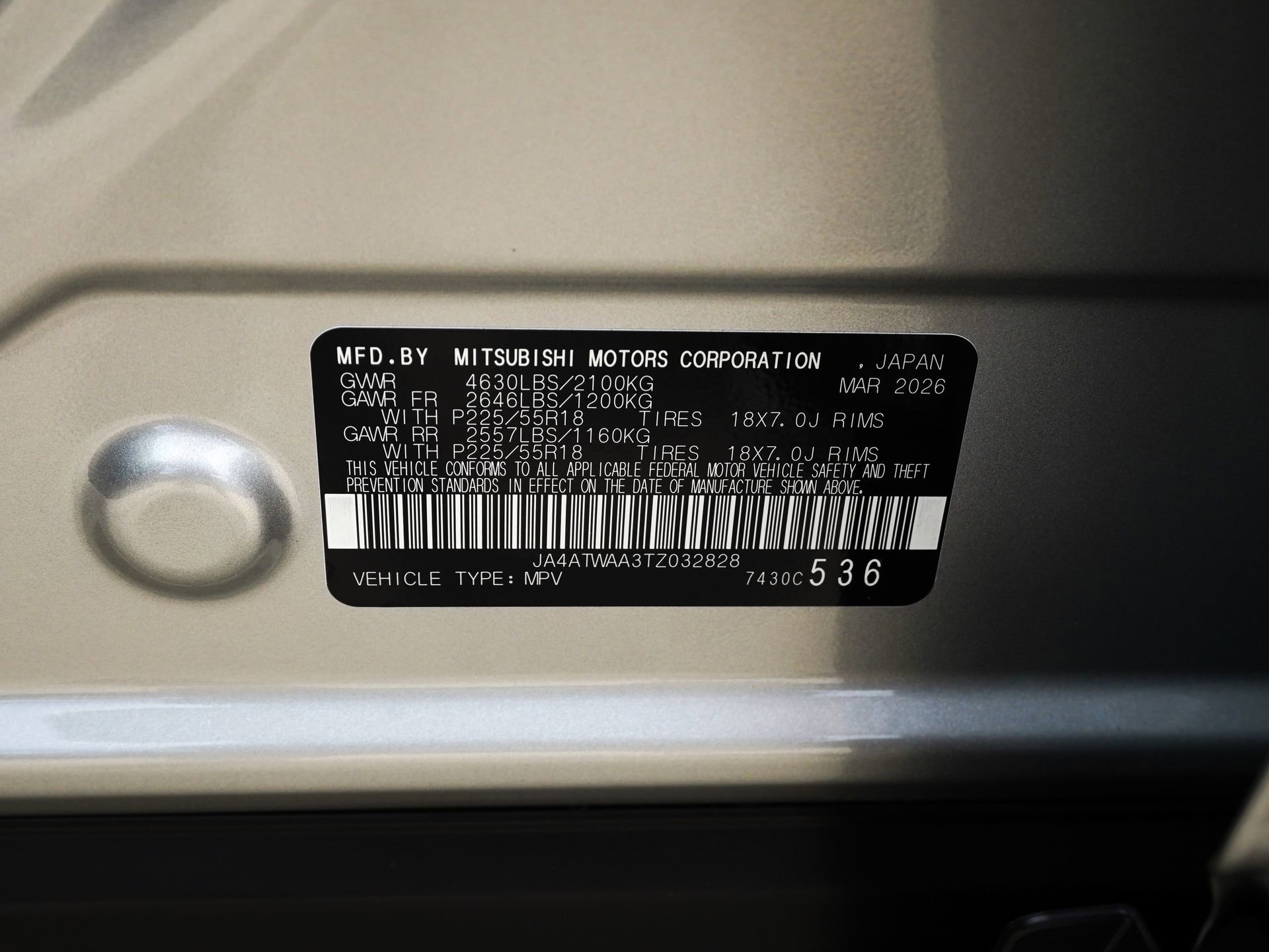 New 2026 Mitsubishi Eclipse Cross SE AWD/4WD image 15