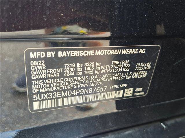 Used 2023 BMW X7 M60i w/ Executive Package AWD/4WD image 15