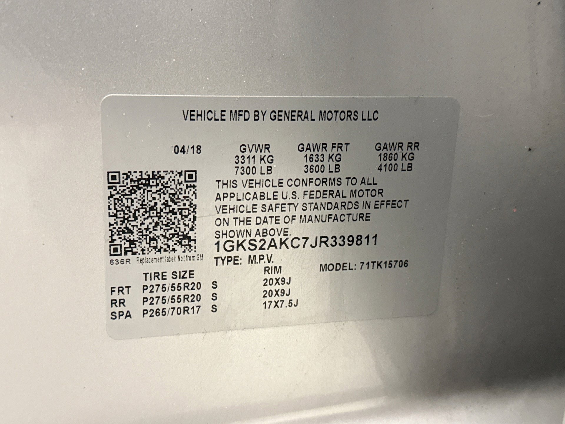 Used 2018 GMC Yukon SLE w/ SLE Value Package image 24