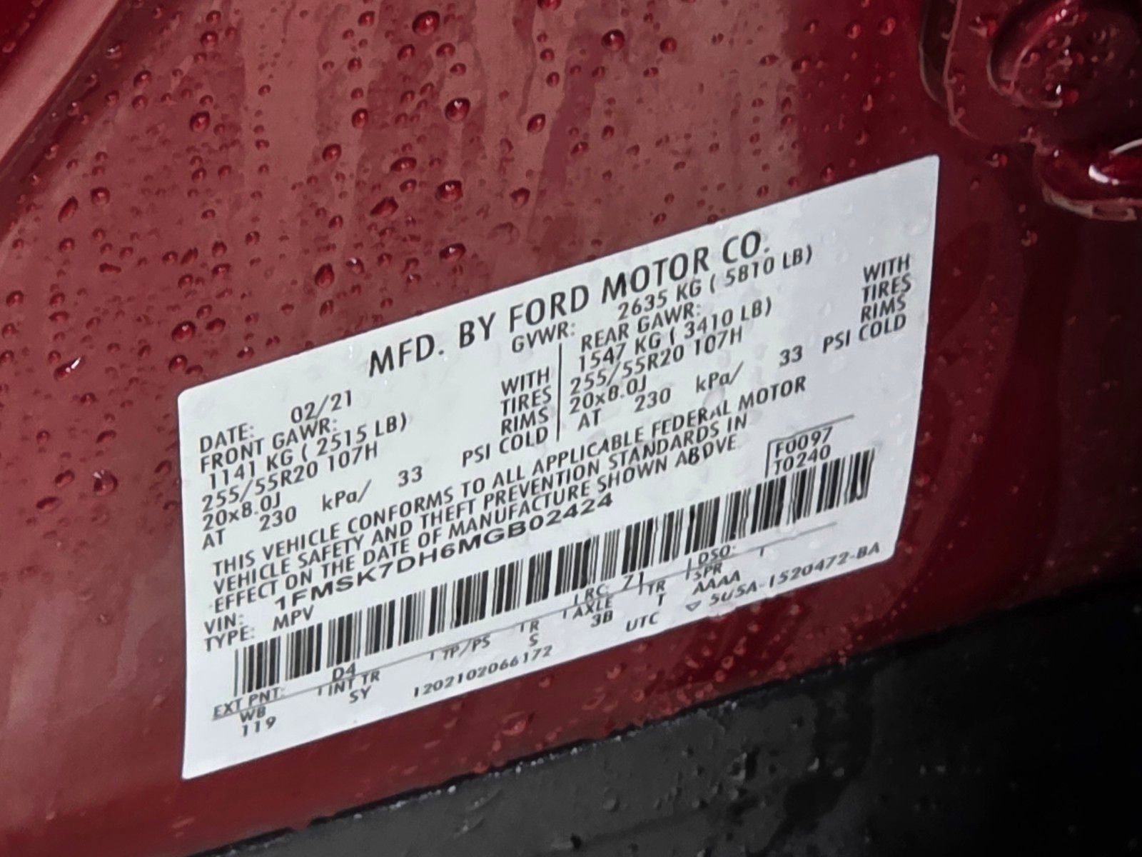 Used 2021 Ford Explorer XLT w/ Equipment Group 202A image 35