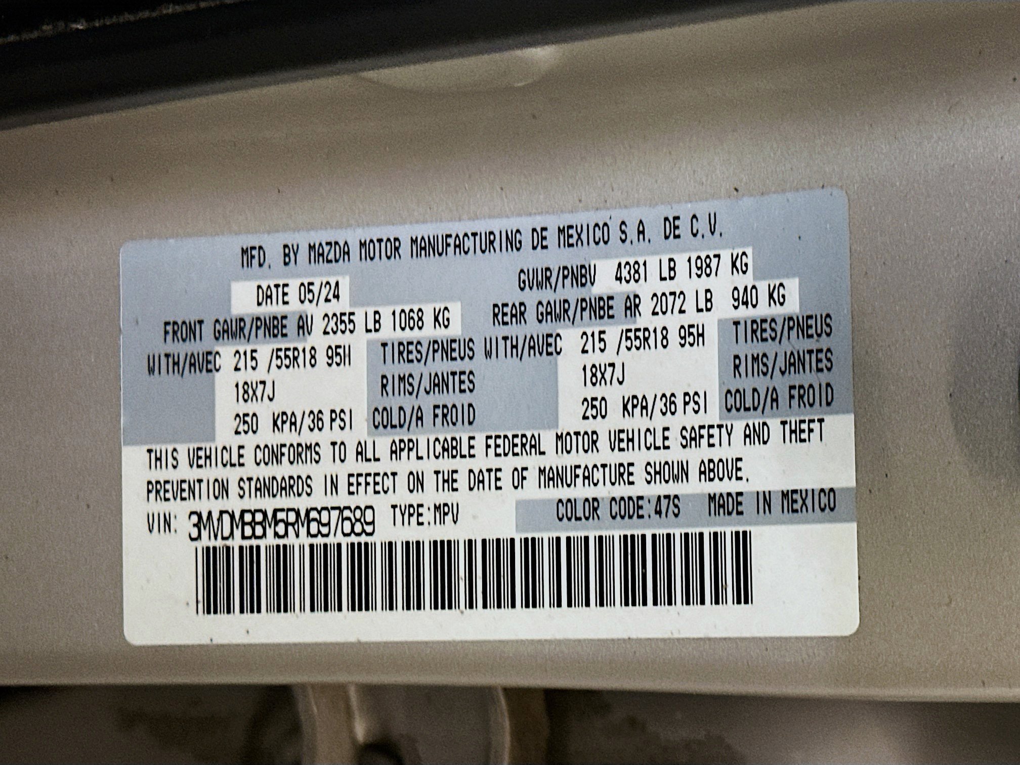 Used 2024 MAZDA CX-30 AWD 2.5 S w/ Select Sport Pkg image 12