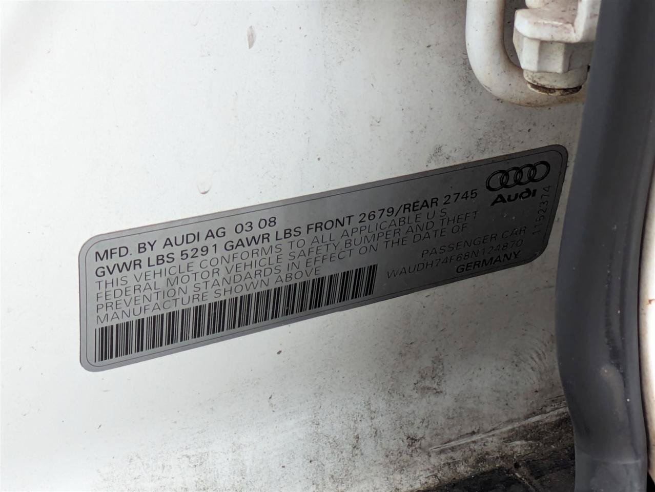 Used 2008 Audi A6 3.2 AWD/4WD image 22