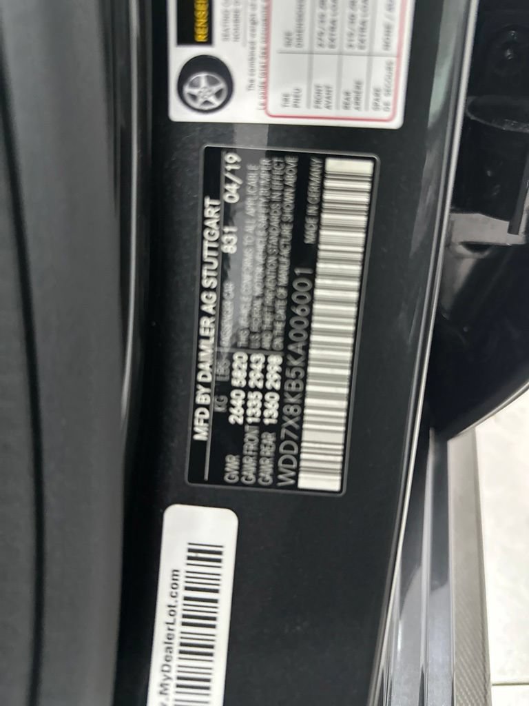Certified 2019 Mercedes-Benz AMG GT 63 S image 29