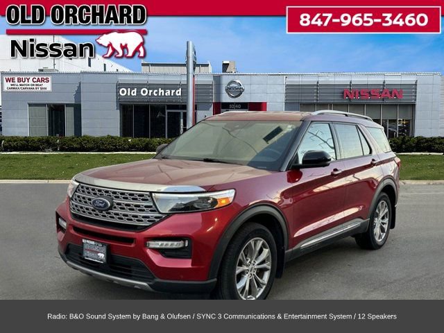 Used 2022 Ford Explorer Limited w/ Class IV Trailer Tow Package