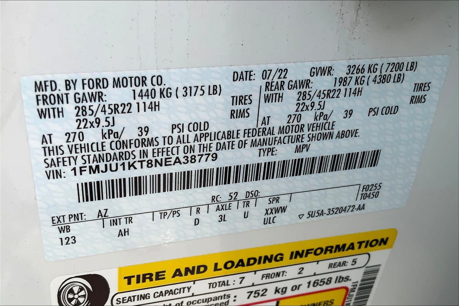 Used 2022 Ford Expedition Limited RWD image 33