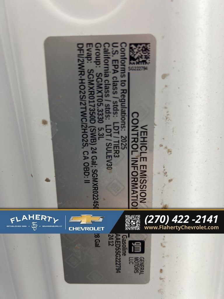 Used 2025 Chevrolet Silverado 1500 W/T image 13