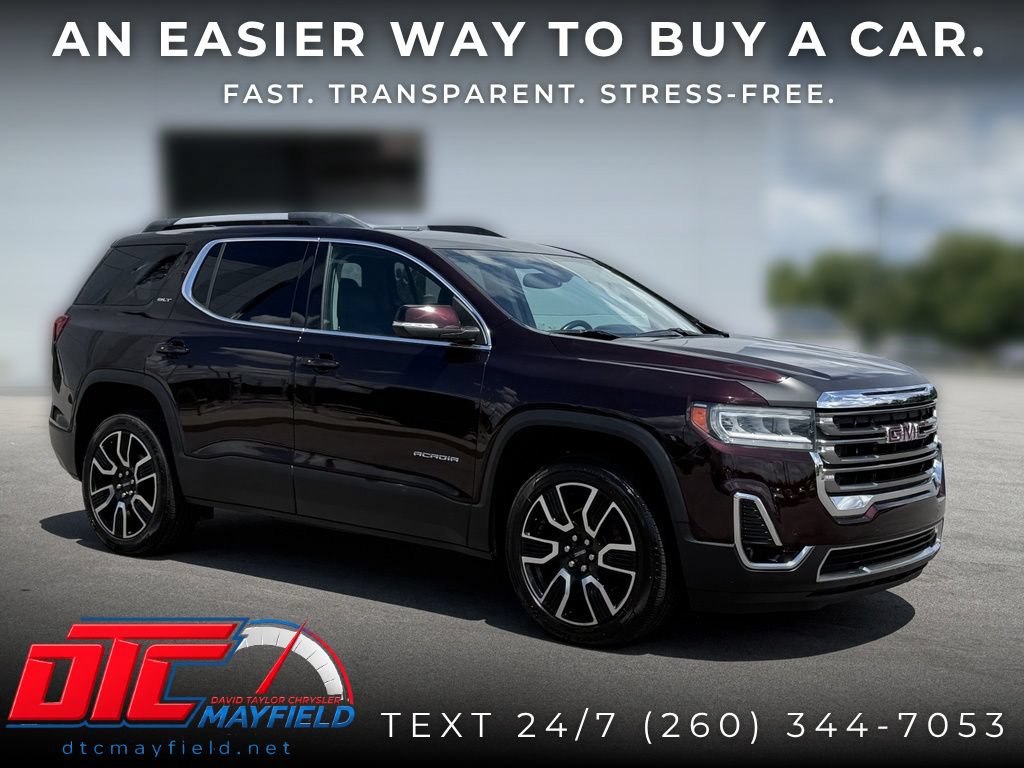 Used 2021 GMC Acadia SLT w/ LPO, Black Accent Package