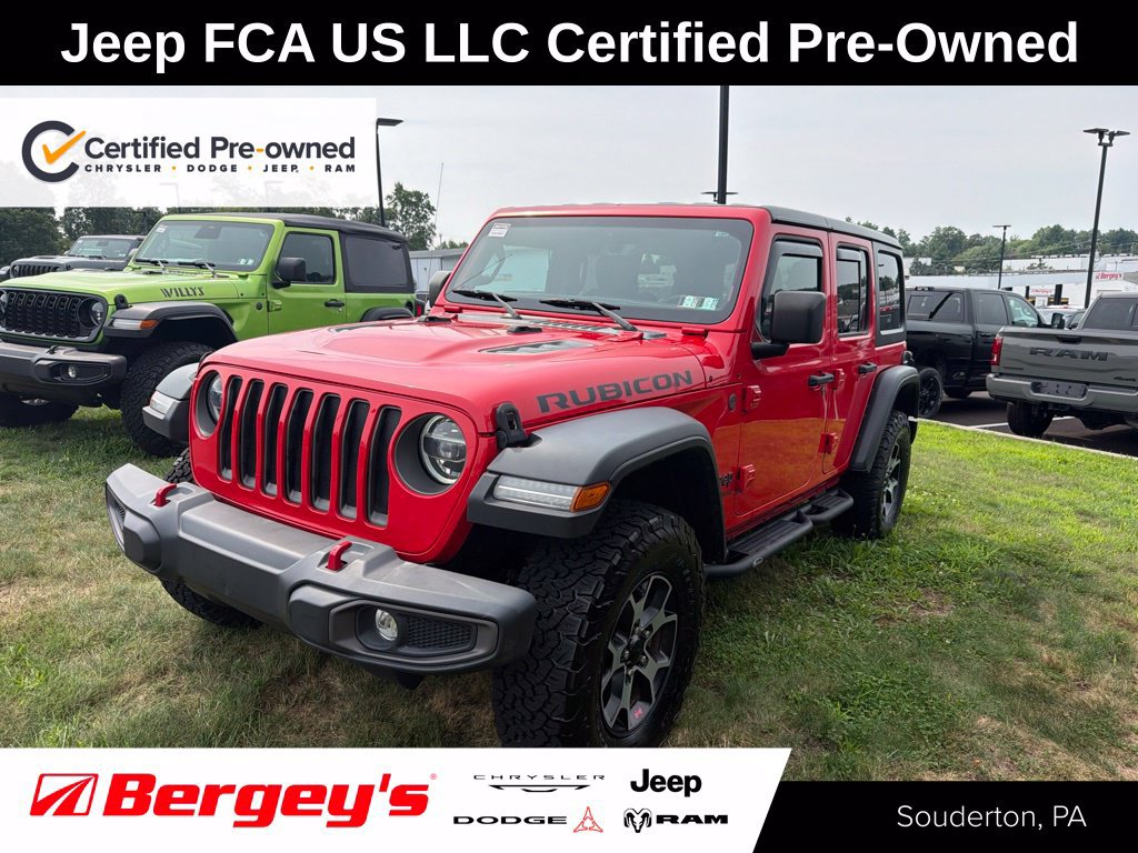 Certified 2021 Jeep Wrangler Unlimited Rubicon AWD/4WD image 1