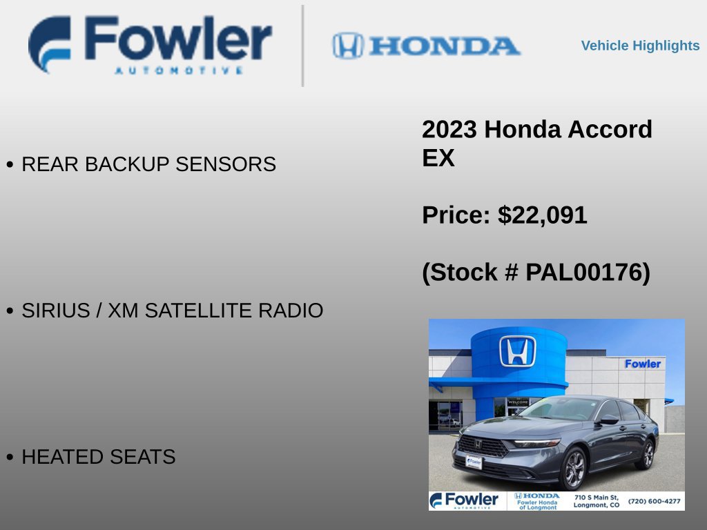 Used 2023 Honda Accord EX image 12