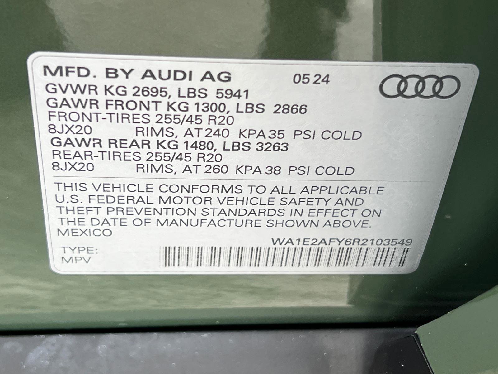 Certified 2024 Audi Q5 e Premium Plus w/ Premium Plus Package image 34