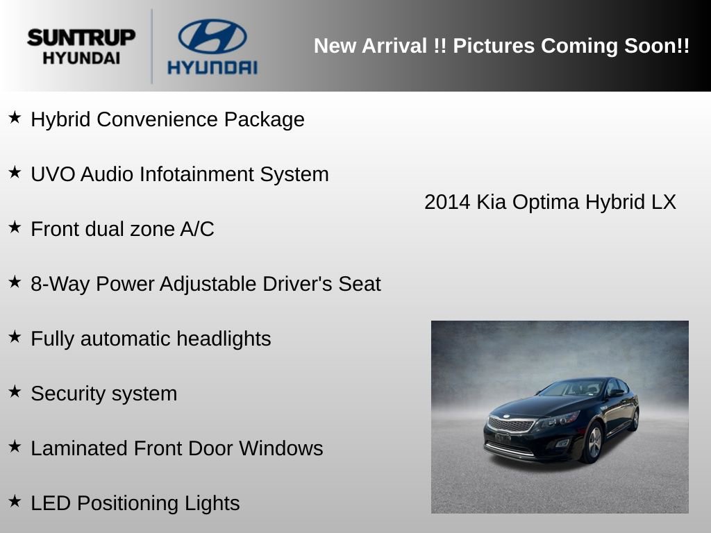Used 2014 Kia Optima LX w/ Hybrid Convenience Package FWD image 5