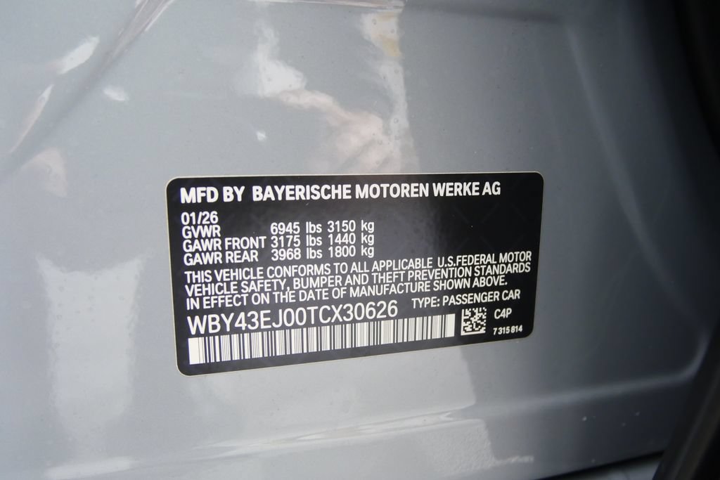 Used 2026 BMW i7 eDrive50 w/ M Sport Package RWD image 28