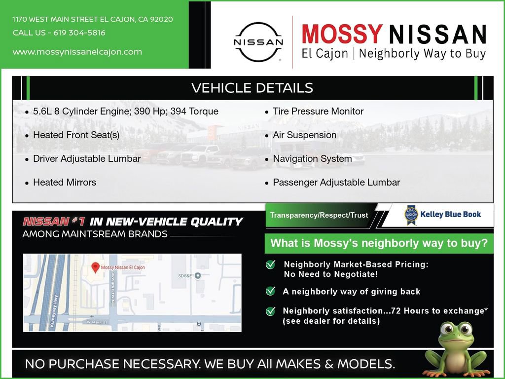 Used 2018 Nissan Armada SV w/ Driver Package RWD image 3
