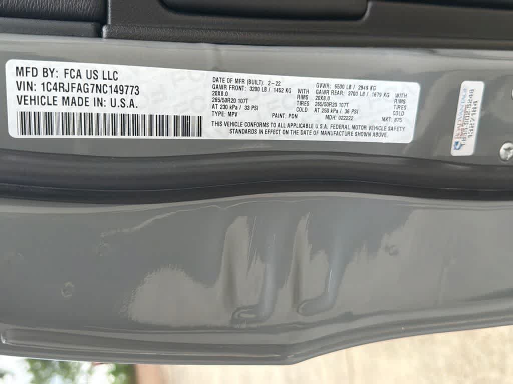 Used 2022 Jeep Grand Cherokee Laredo X AWD/4WD image 33