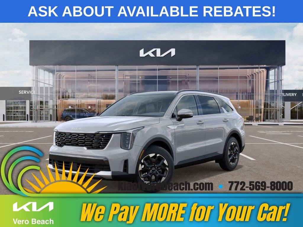 New 2026 Kia Sorento S w/ S Panoramic Sunroof Package FWD image 1