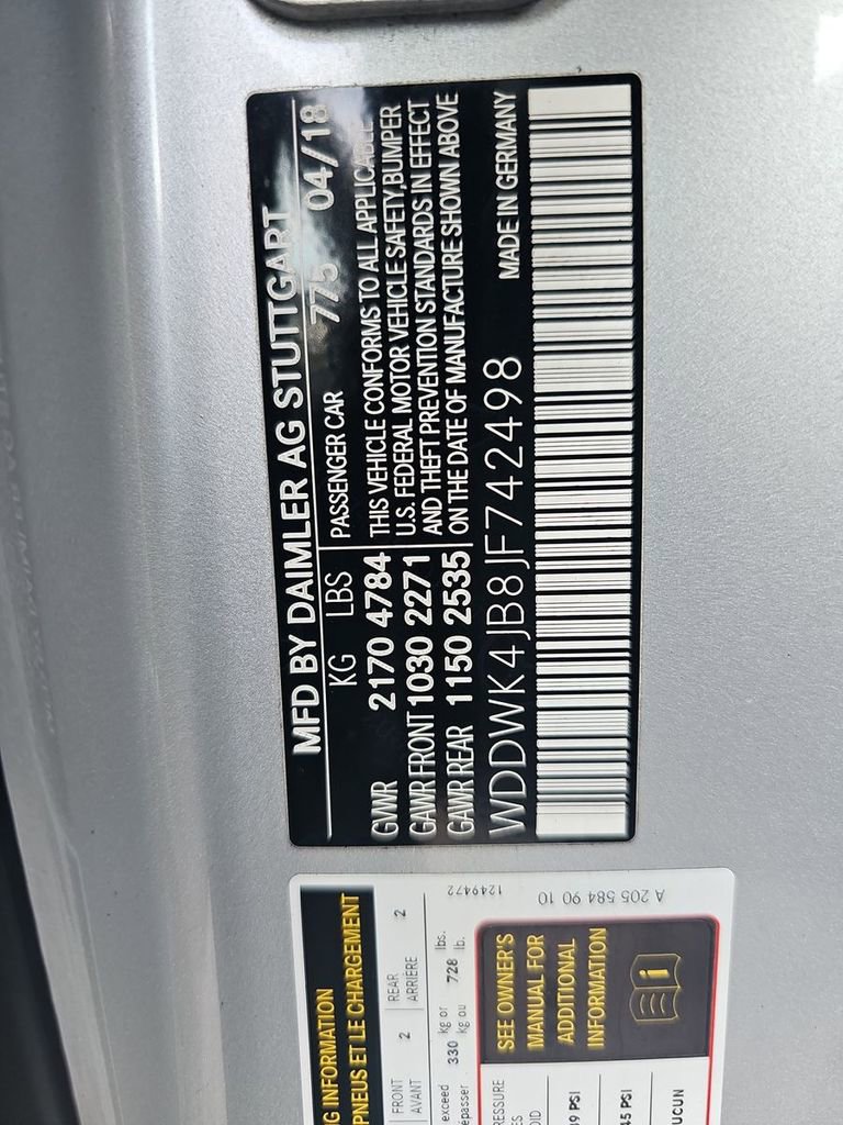Used 2018 Mercedes-Benz C 300 Cabriolet w/ Leather Seating Package image 17