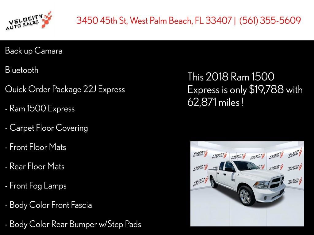 Used 2018 RAM 1500 Express w/ Express Value Package image 21