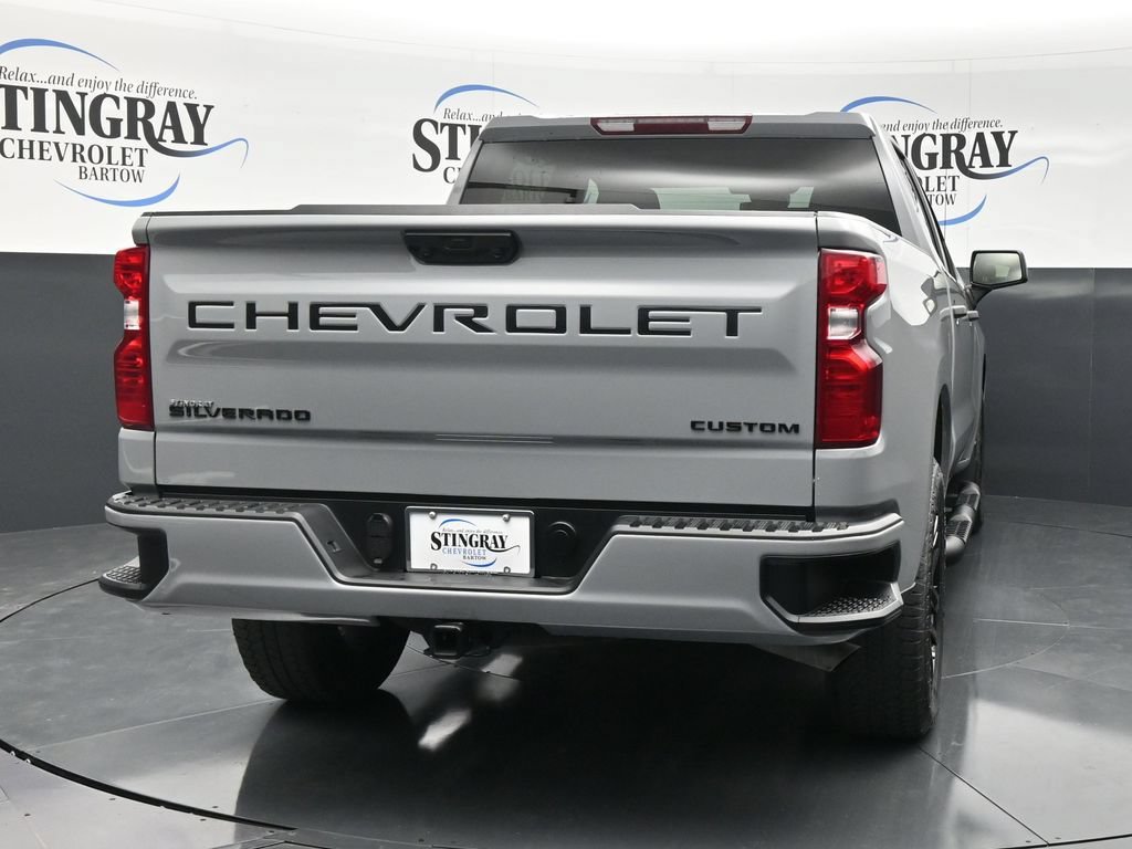 Certified 2024 Chevrolet Silverado 1500 Custom w/ Turbomax Blackout Package RWD image 8