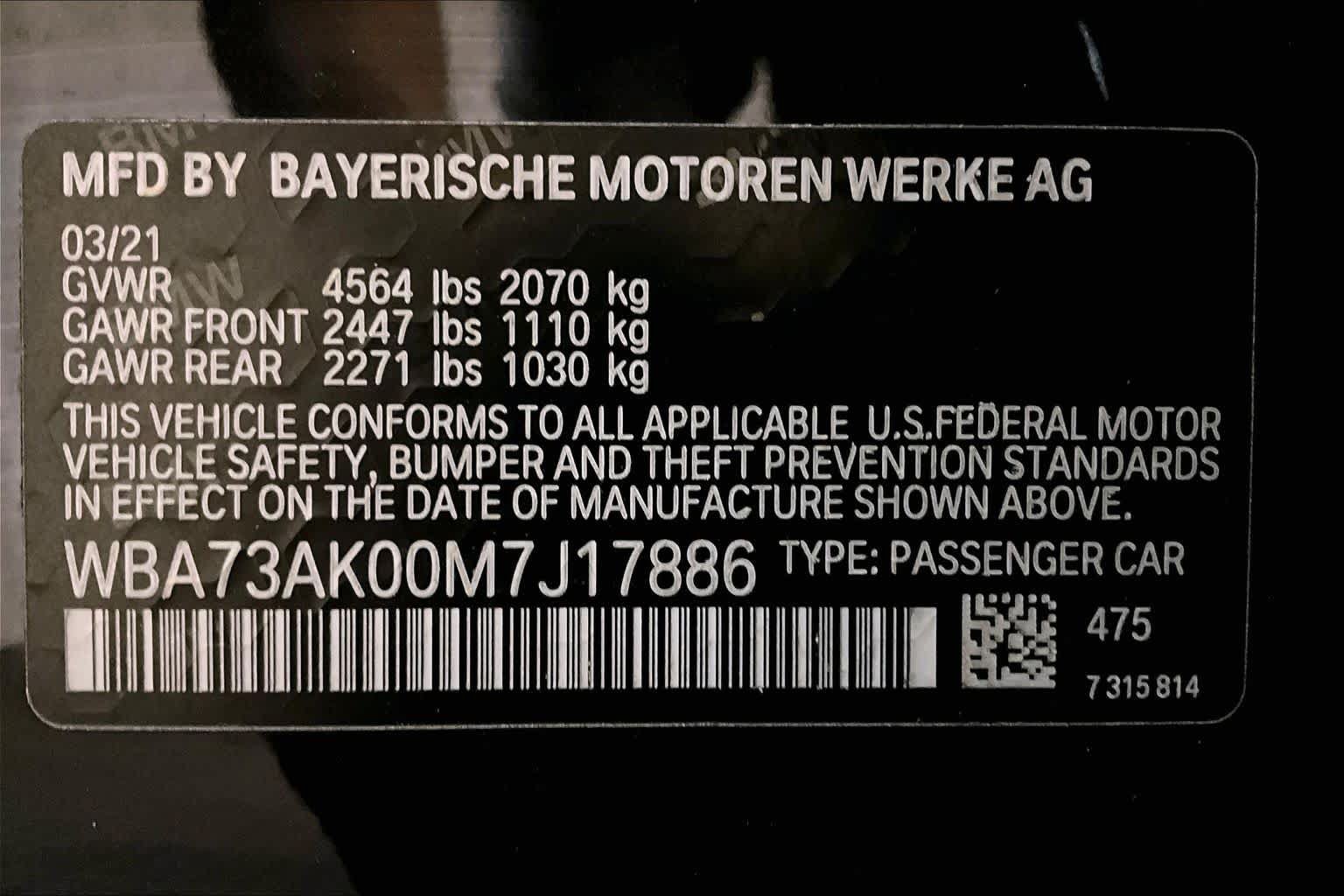 Used 2021 BMW 228i xDrive Gran Coupe w/ M Sport Package AWD/4WD image 33