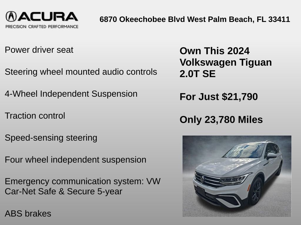 Used 2024 Volkswagen Tiguan SE image 28