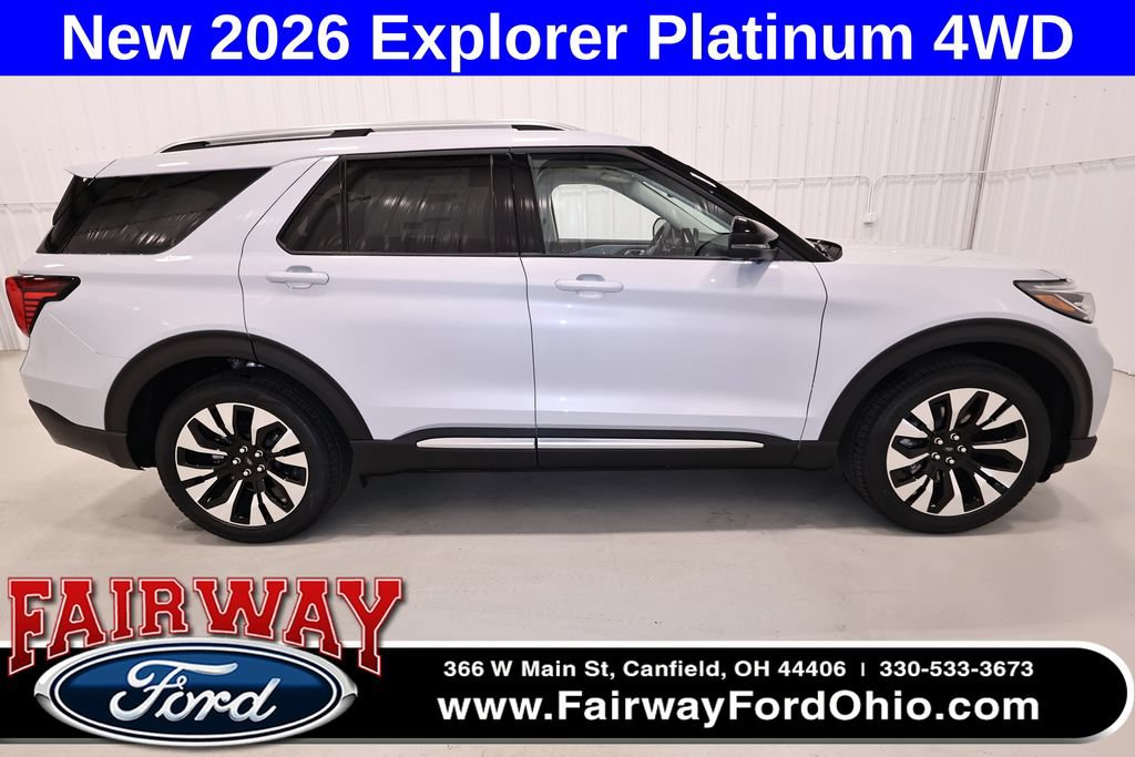 New 2026 Ford Explorer Platinum w/ LUX Leather Package