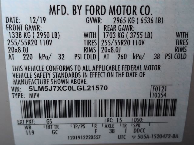 Used 2020 Lincoln Aviator Reserve w/ Elements Package Plus image 24