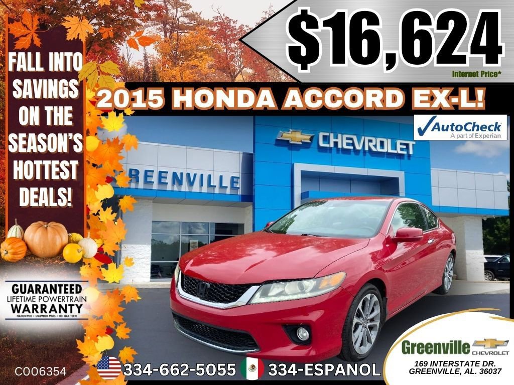 Used 2015 Honda Accord EX-L
