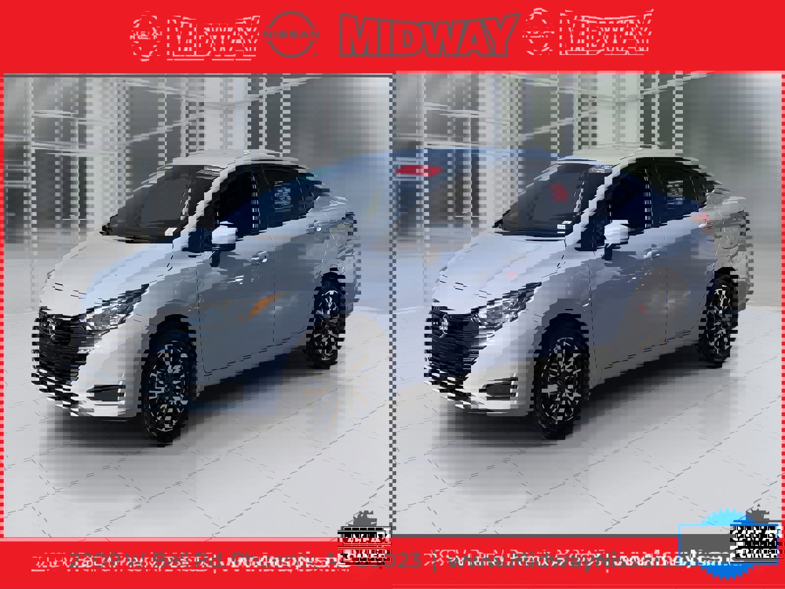 Certified 2025 Nissan Versa SV w/ Trunk Package