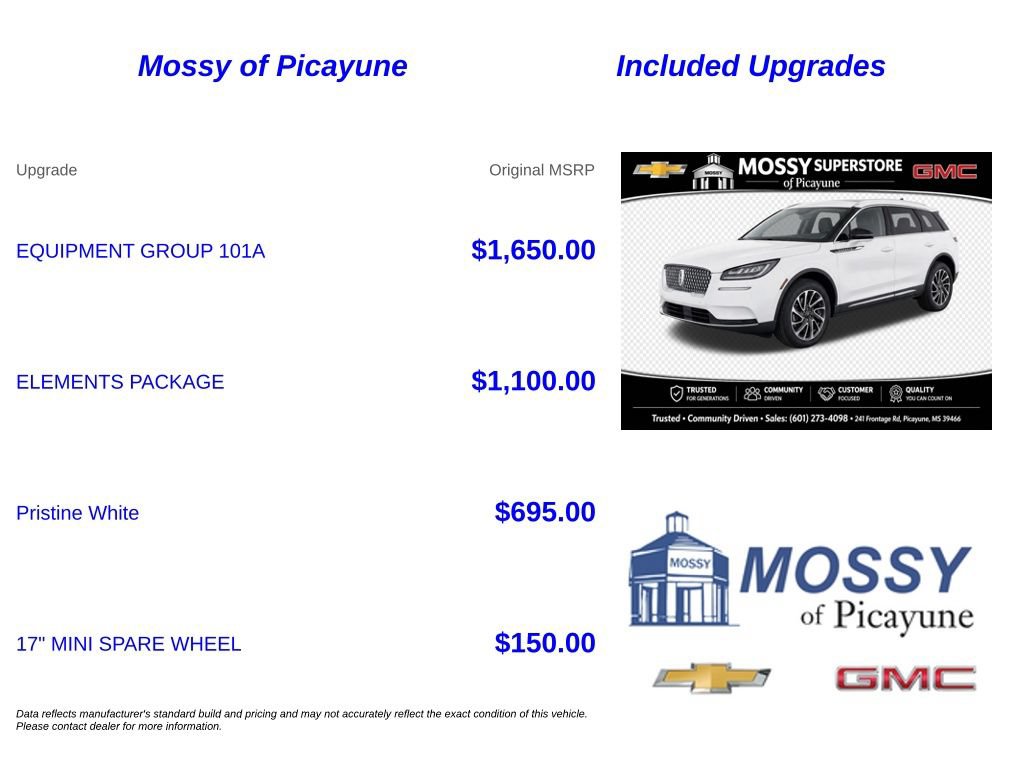 Used 2021 Lincoln Corsair FWD w/ Equipment Group 101A image 7