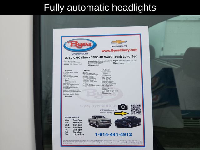 Used 2013 GMC Sierra 2500 W/T image 12