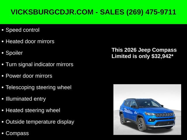 New 2026 Jeep Compass Limited image 22