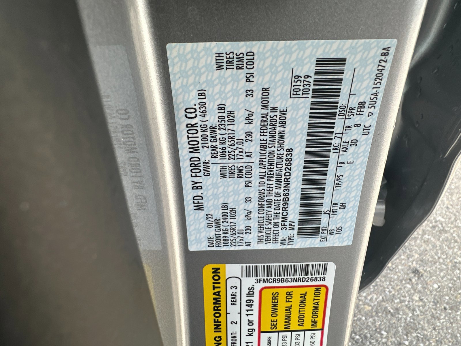 Certified 2022 Ford Bronco Sport Big Bend image 29