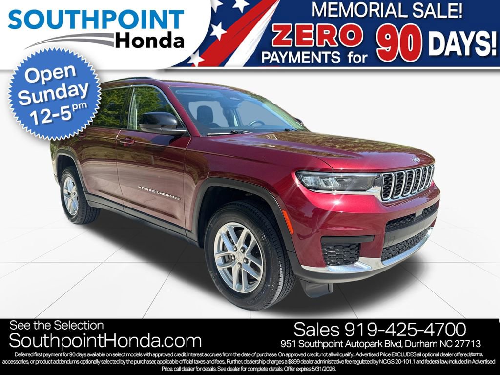 Used 2022 Jeep Grand Cherokee L Laredo w/ Luxury Tech Group I RWD image 1