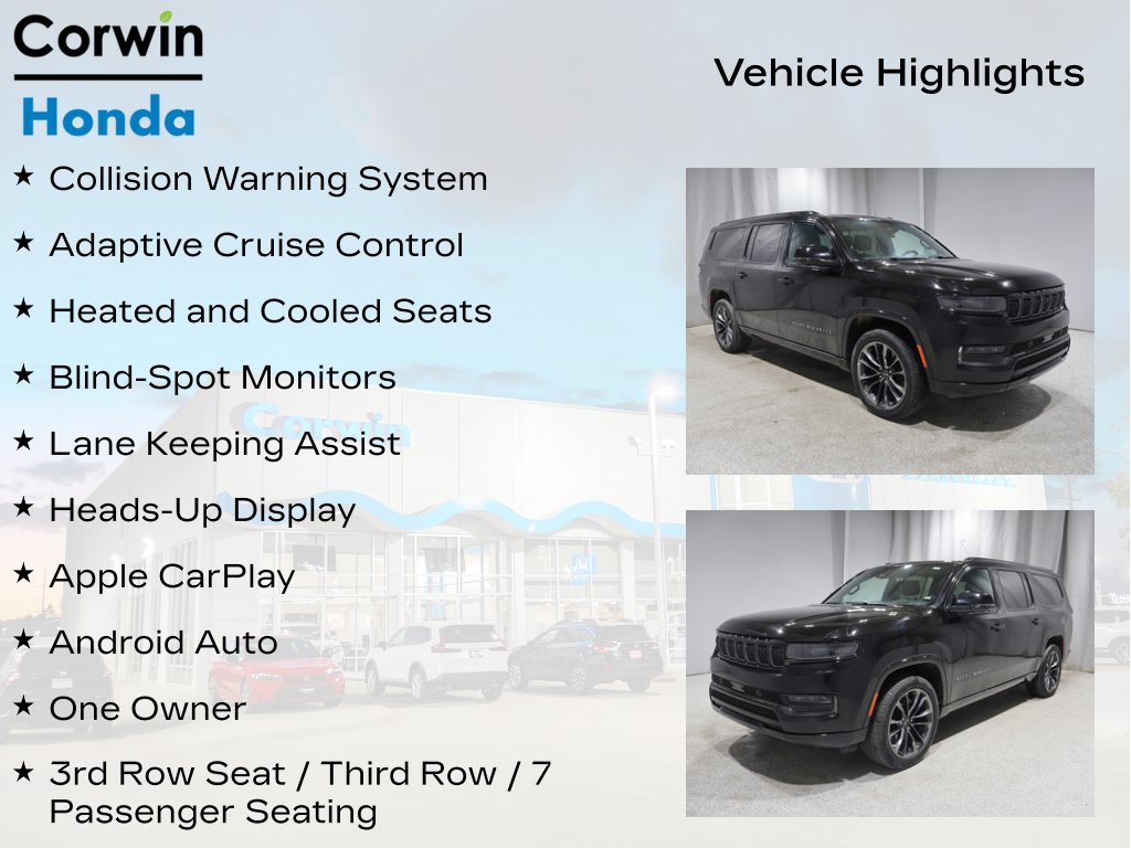 Used 2024 Jeep Grand Wagoneer L Series II w/ Quick Order Packagew 28T AWD/4WD image 11