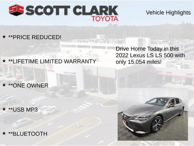 Used 2022 Lexus LS 500 AWD w/ Accessory Package (Z2) image 13