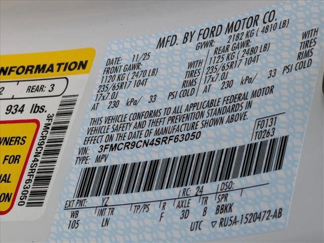 New 2025 Ford Bronco Sport Outer Banks w/ Sasquatch Outer Banks Package image 16