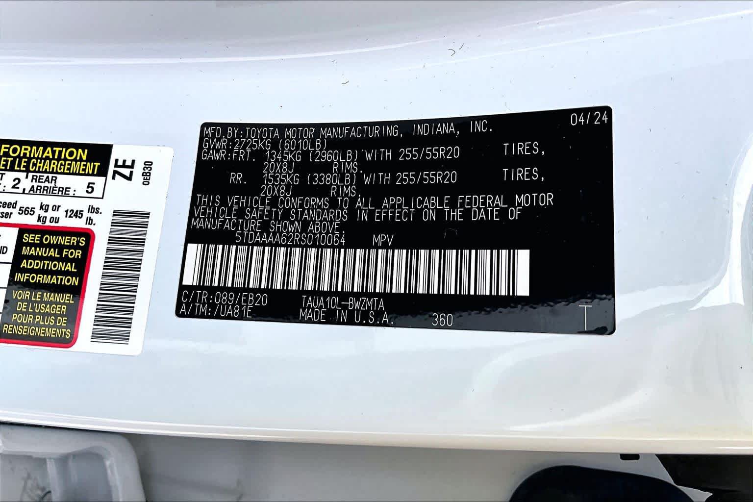 Used 2024 Lexus TX 350 FWD w/ Technology Package image 33