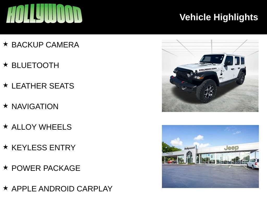 Used 2021 Jeep Wrangler Unlimited Rubicon AWD/4WD image 3