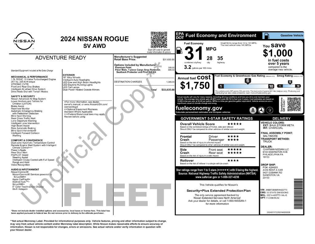 Used 2024 Nissan Rogue SV image 11