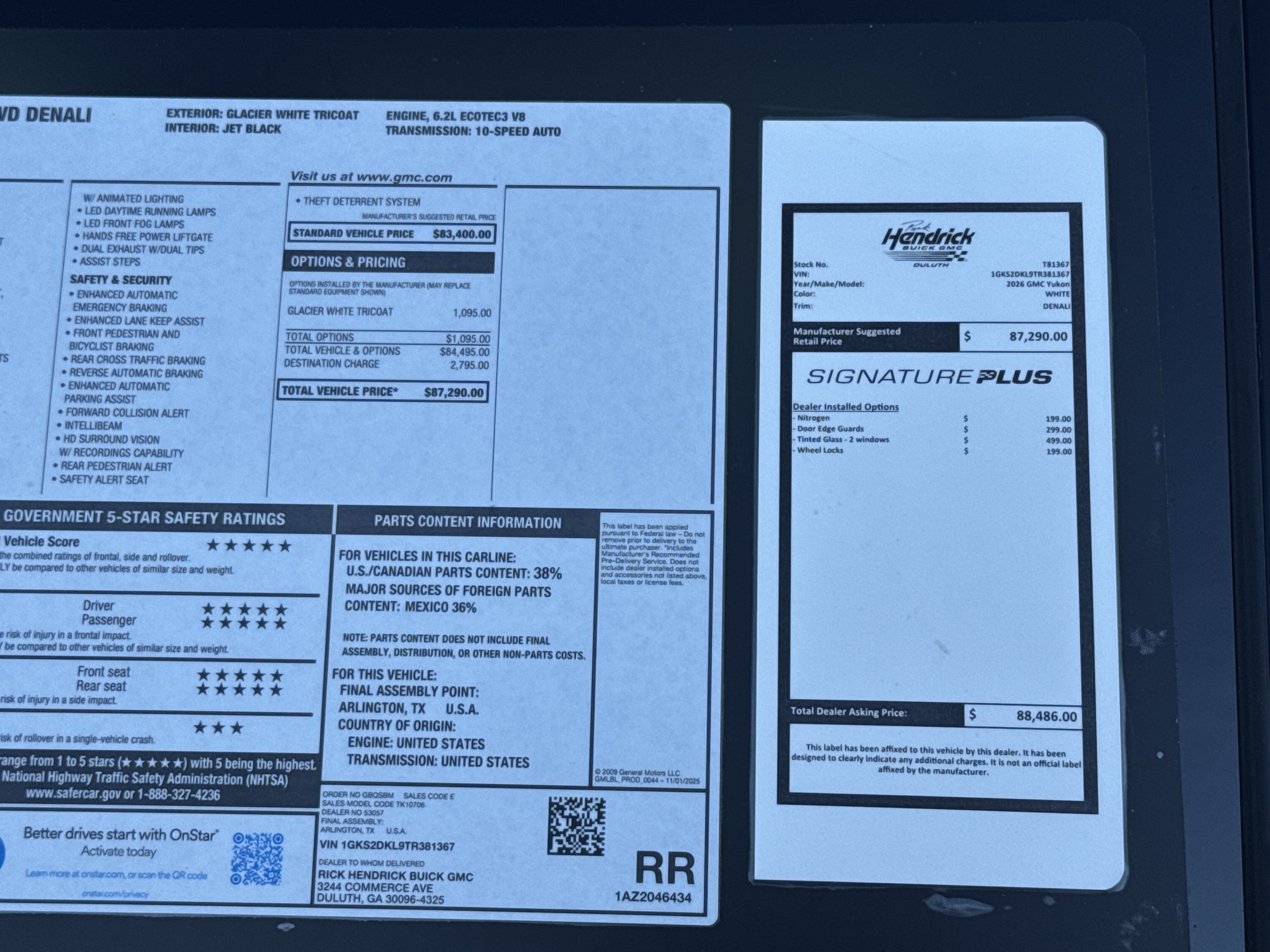 New 2026 GMC Yukon Denali AWD/4WD image 36